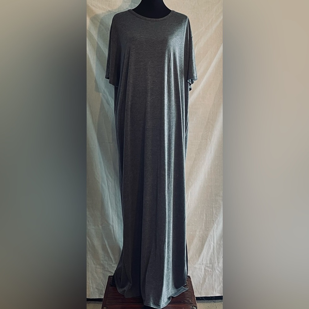 Grey Tee Maxi Dress NWOT